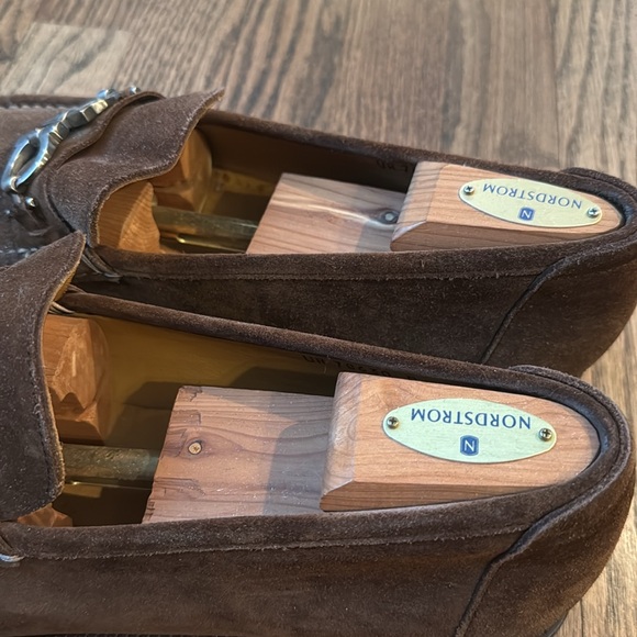 Ferragamo suade mens loafers size 14 - Picture 3 of 10